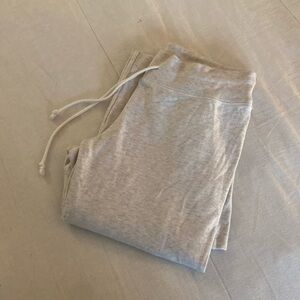 Brandy Melville Light Gray Flared Sweatpants
